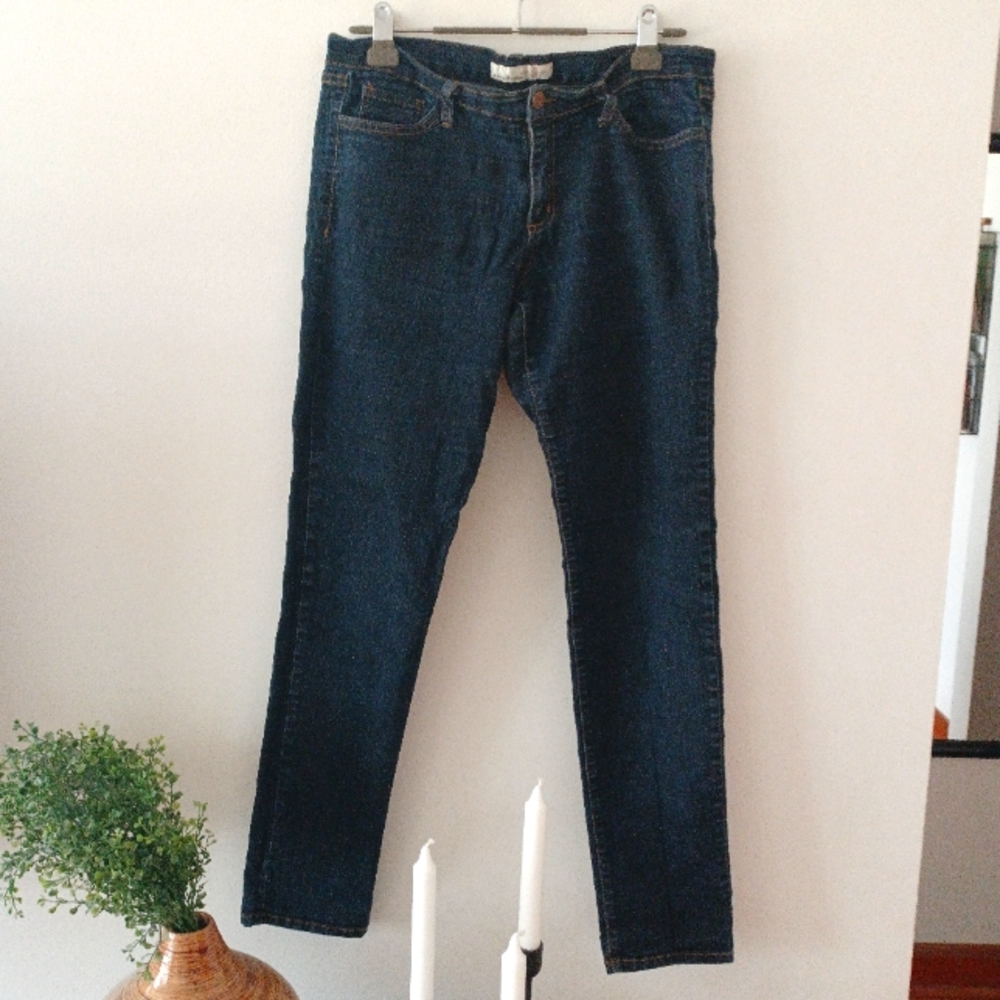 FREE w/$30 Purchase; Flying Monkey Low Rise Dark Wash Skinny Jeans